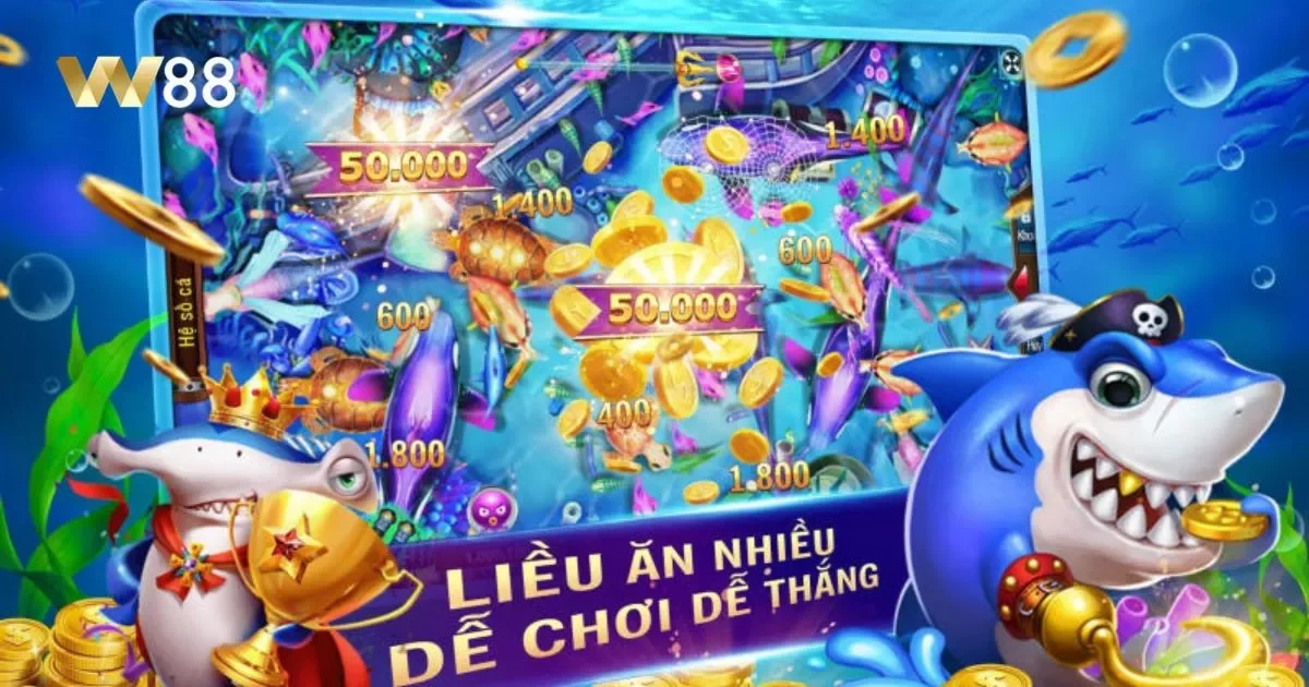 Bắn cá ww88 4 Các loại vũ khí thường dùng trong bắn cá ăn xu tại WW88