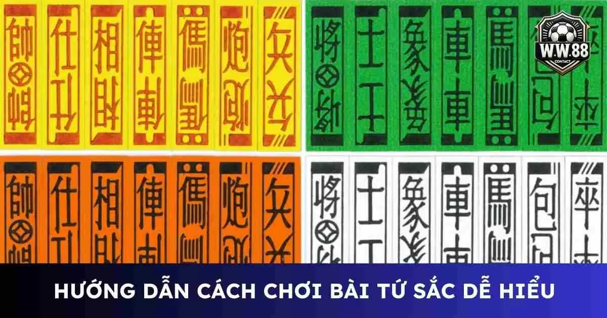Hướng dẫn cách chơi bài tứ sắc chuẩn từ cao thủ 1 Cách chơi bài tức sắc